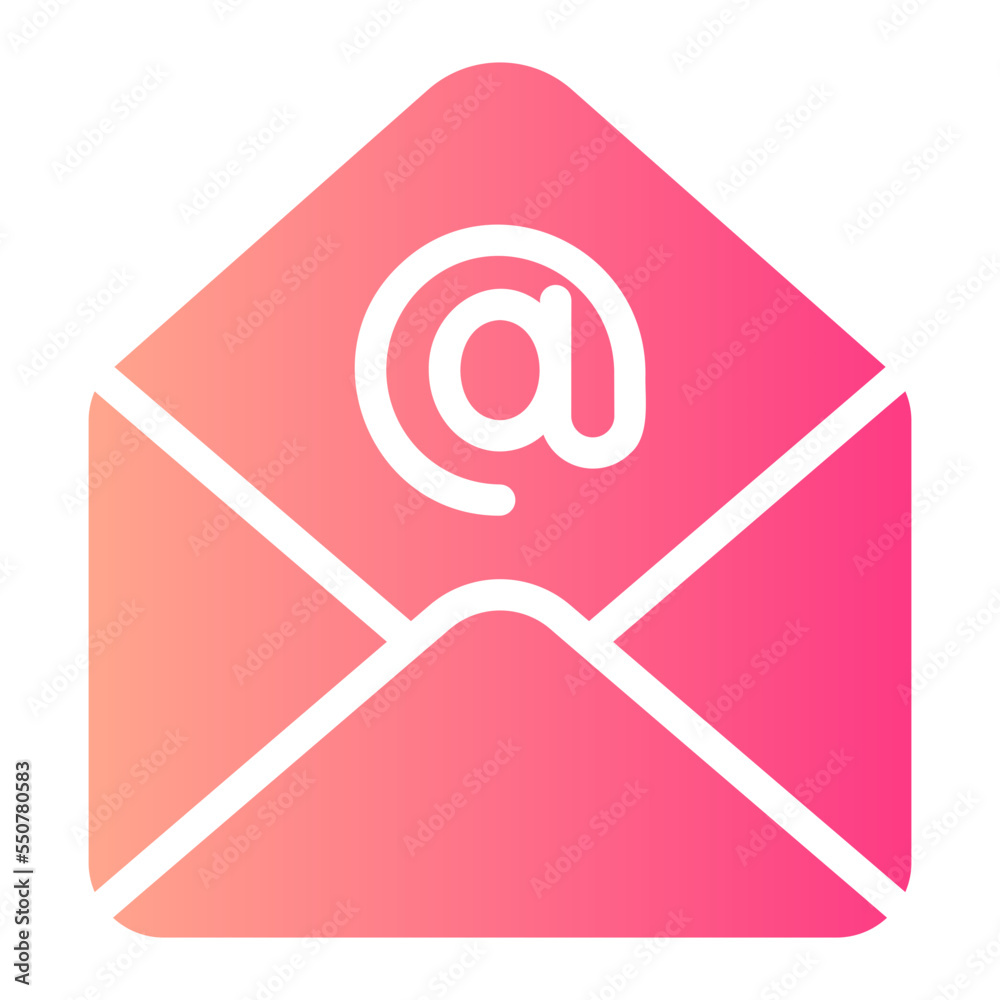 mail gradient icon mail gradient icon