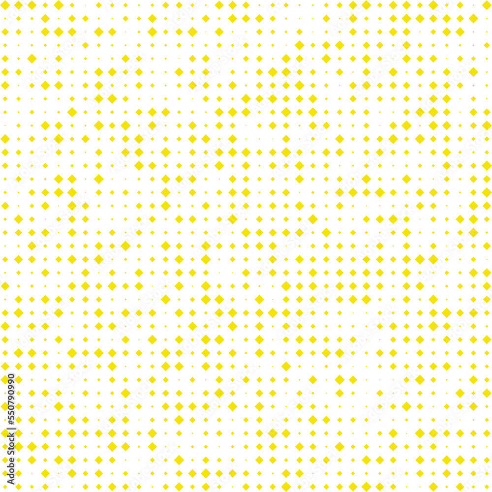 Yellow square and white abstract background