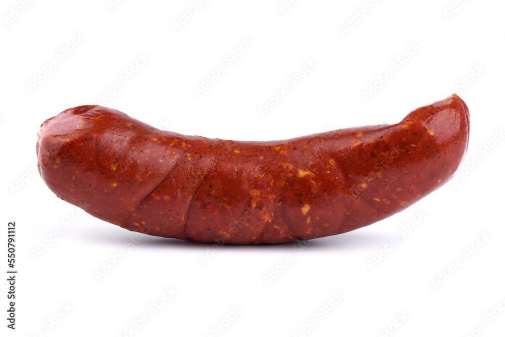 Bratwurst sausages, isolated on white background. High resolution image. Bratwurst sausages, isolated on white background. High resolution image.