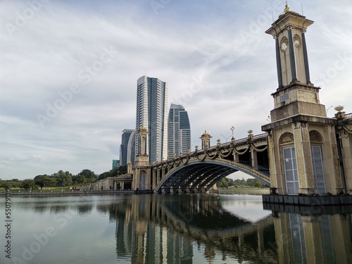 bridge over the lake