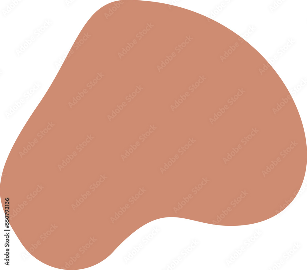 Abstract organic shape vector illustration. Minimalistic liquid form, organic stain or geometric spot for modern abstract design or trendy fashion pattern Abstract organic shape vector illustration. Minimalistic liquid form, organic stain or geometric spot for modern abstract design or trendy fashion pattern