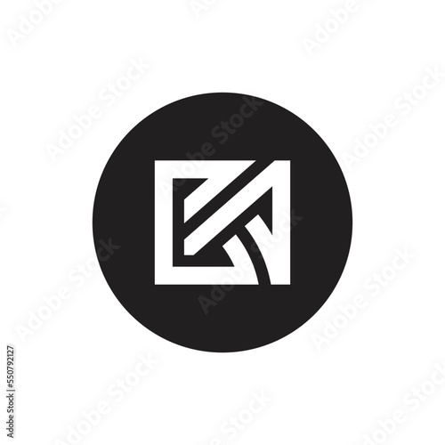 Initial letter CA or AC logo icon design vector