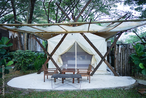 Khao Yai Elephant Camp camping style