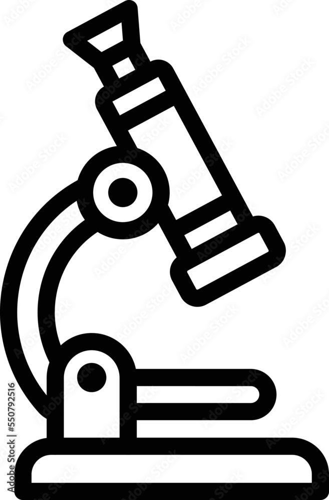 Microscope Vector Icon Design Illustration Microscope Vector Icon Design Illustration