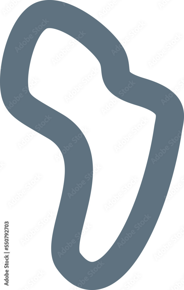 Abstract organic wide frame shape vector illustration. Minimalistic liquid form border, organic stain or geometric rim spot for modern abstract design or trendy fashion pattern