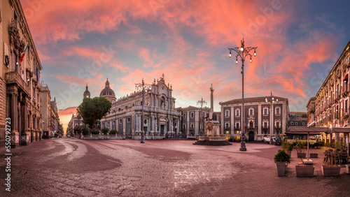 Catania, Sicily, Italy from Piazza Del Duomo