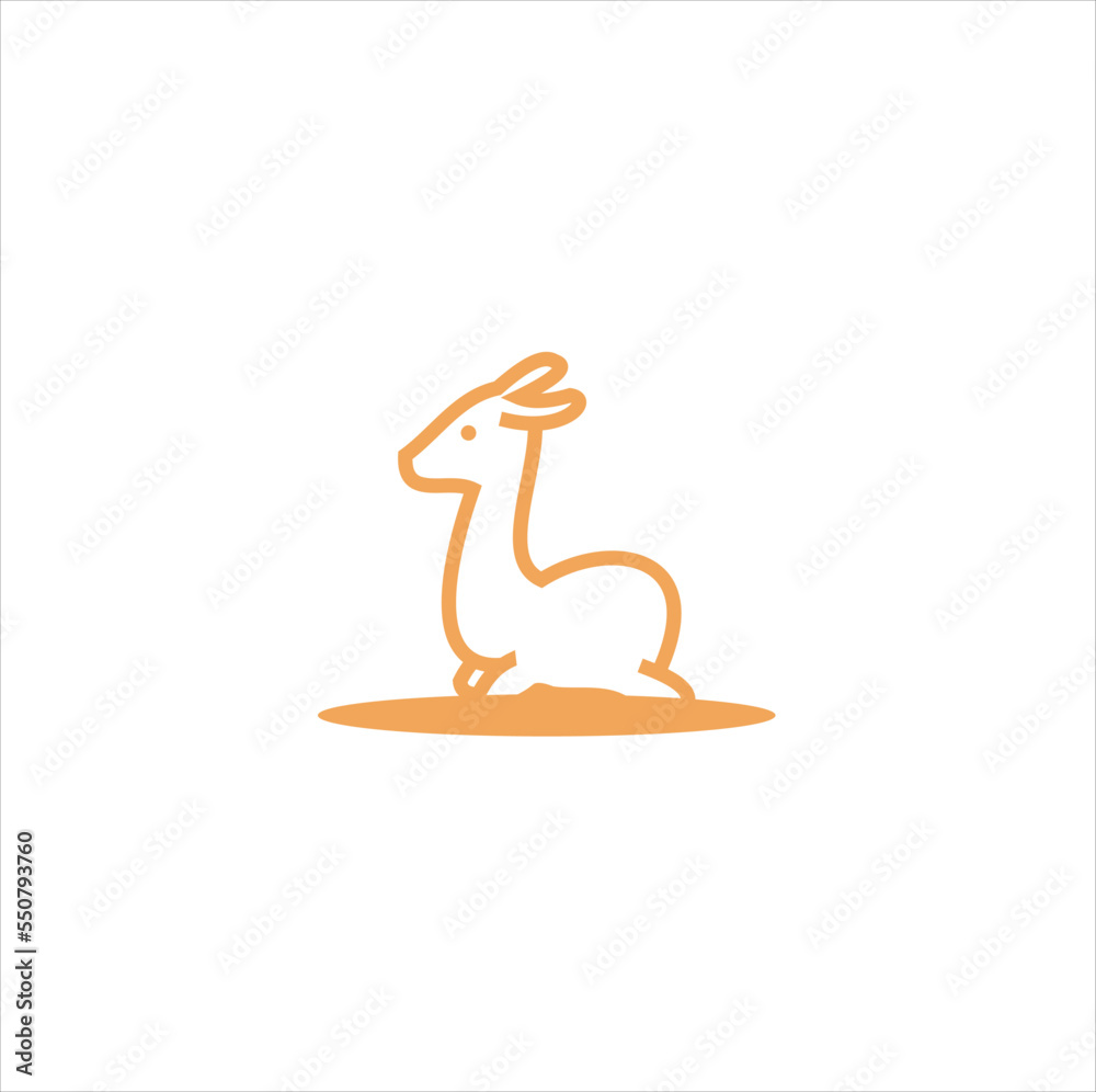 alpaca logo inspiration icon vector silhouette illustration alpaca logo inspiration icon vector silhouette illustration