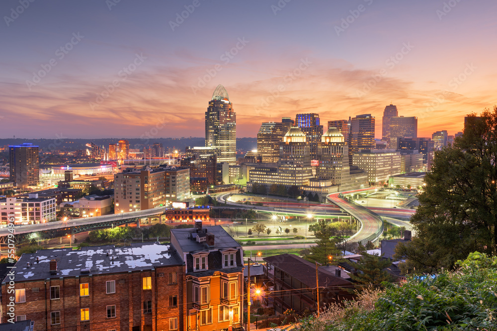 Obraz premium Cincinnati, Ohio, USA Cityscape