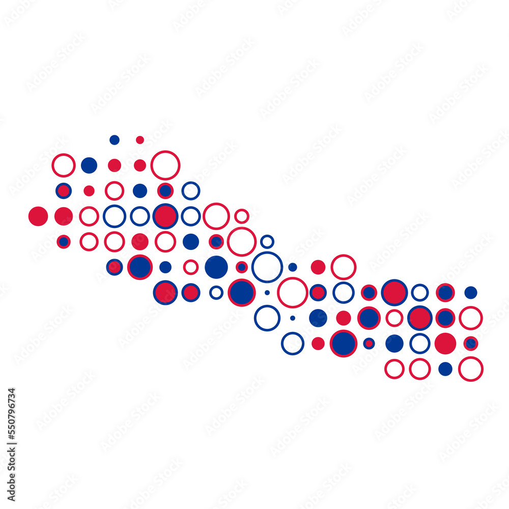 Nepal Silhouette Pixelated pattern map illustration Nepal Silhouette Pixelated pattern map illustration