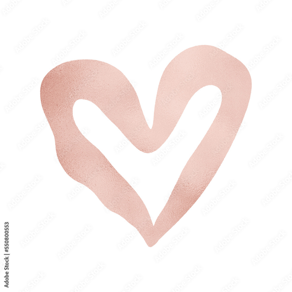 Pink Elegant Heart Decoration