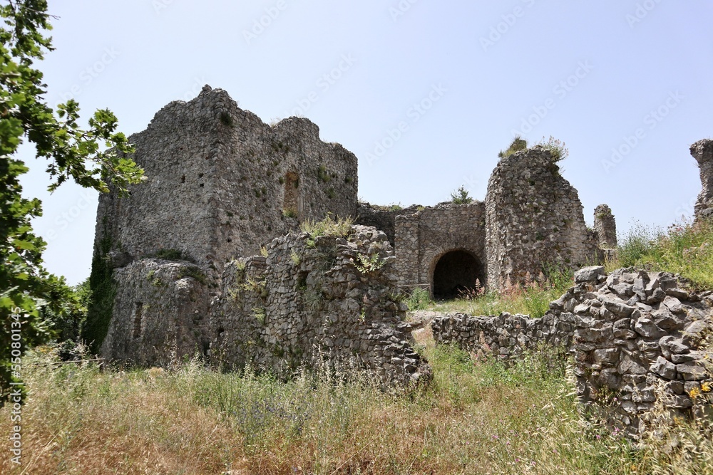 Mercato San Severino - Resti della prima cinta muraria di Castello Sanseverino