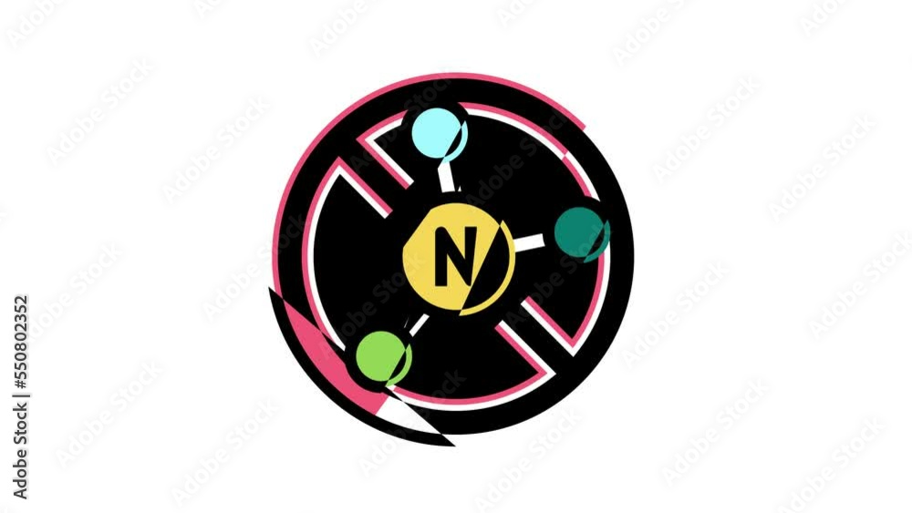 nitrate free cosmetic color icon animation nitrate free cosmetic color icon animation