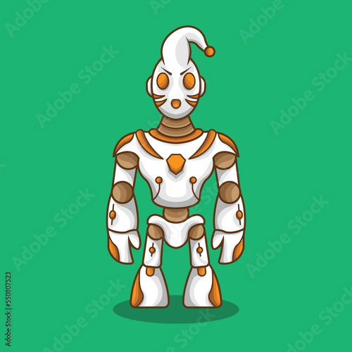 zygot sperm mascot logo icon robot mecha unique character
