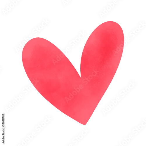 Red Watercolor Heart