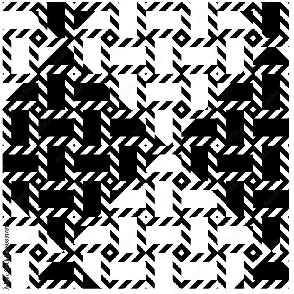 Monochrome Repeat Pattern.black and white grunge background.Abstract halftone pattern. Monochrome Repeat Pattern.black and white grunge background.Abstract halftone pattern.