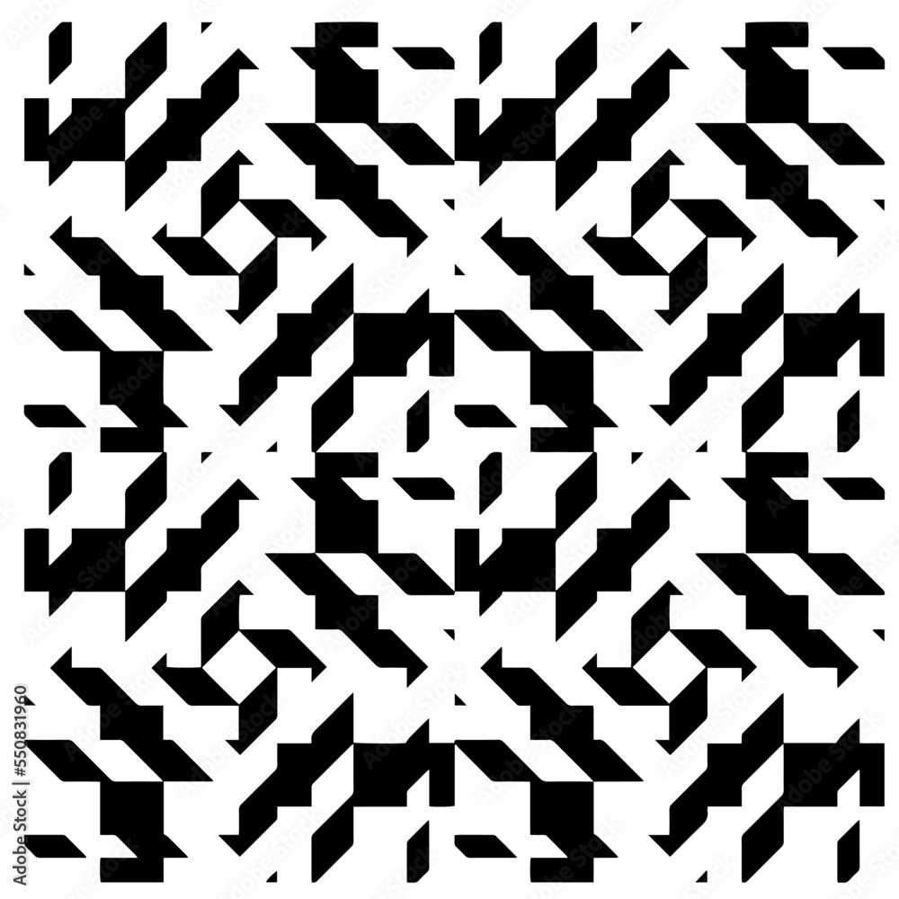 Monochrome Repeat Pattern.black and white grunge background.Abstract halftone pattern. Monochrome Repeat Pattern.black and white grunge background.Abstract halftone pattern.