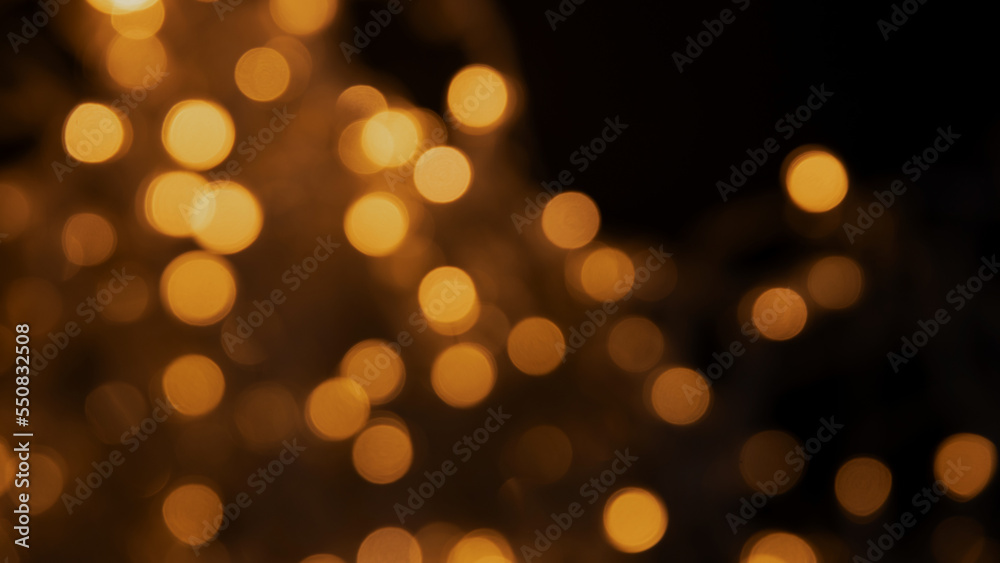 Web banner. Abstract background of blurred yellow lights for design. Lights bokeh dis focus. Christmas background, copy space Web banner. Abstract background of blurred yellow lights for design. Lights bokeh dis focus. Christmas background, copy space