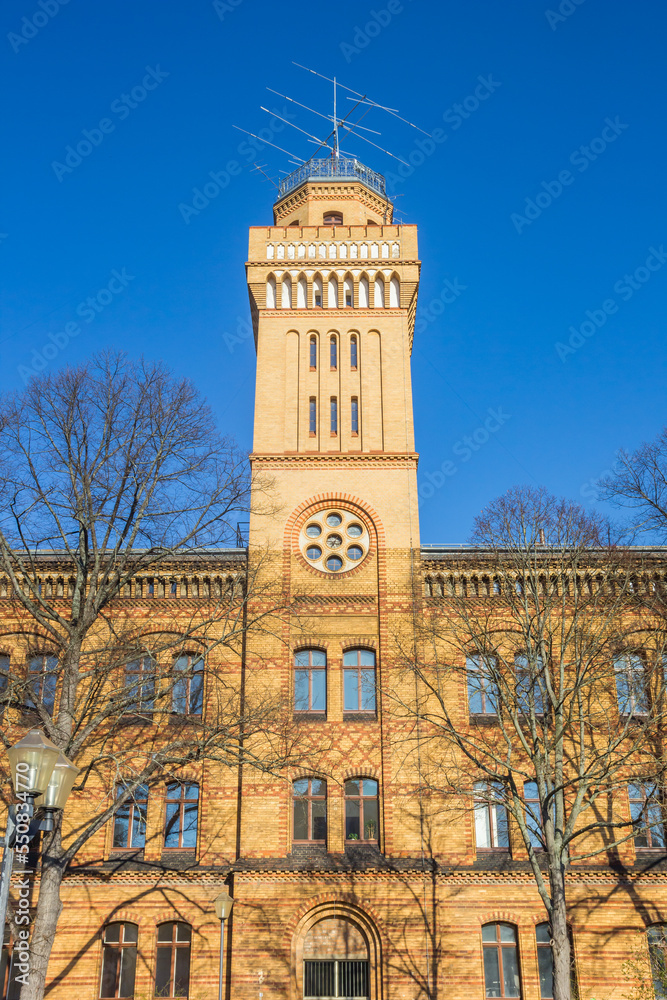 Physics center of the historic university of Halle, Germany