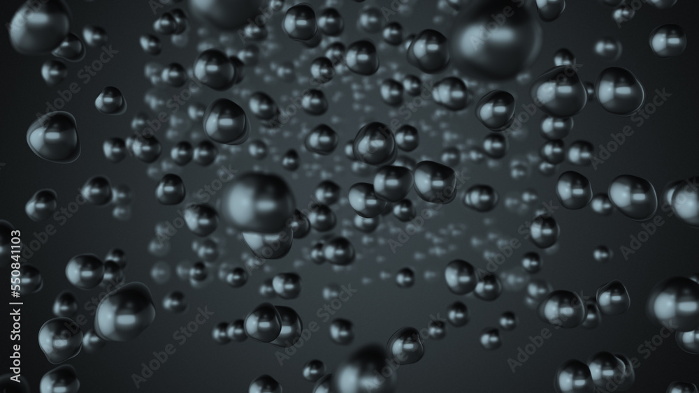 Abstract background with dynamic 3d spheres Abstract background with dynamic 3d spheres