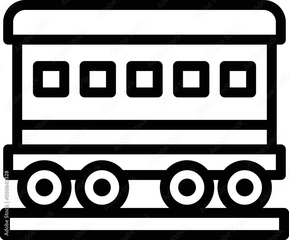 Wagon Vector Icon Design Illustration Wagon Vector Icon Design Illustration