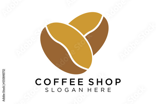 Coffee logotype. Minimalist coffee logo concept, fit for caffe, restaurant, packaging and coffee business. Illustration vector logo.