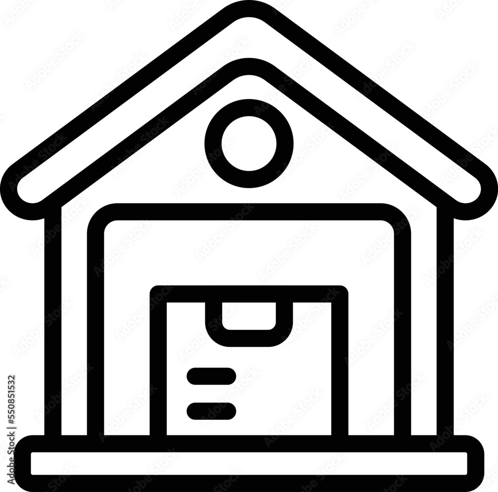 Ware house Vector Icon Design Illustration Ware house Vector Icon Design Illustration
