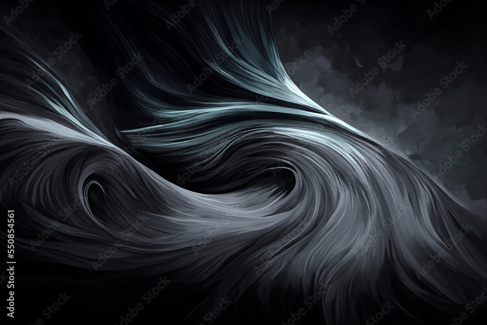 Obraz premium Silver, Gray background texture, different shades of grey, white and dark black , luxury and flowing abstract design 