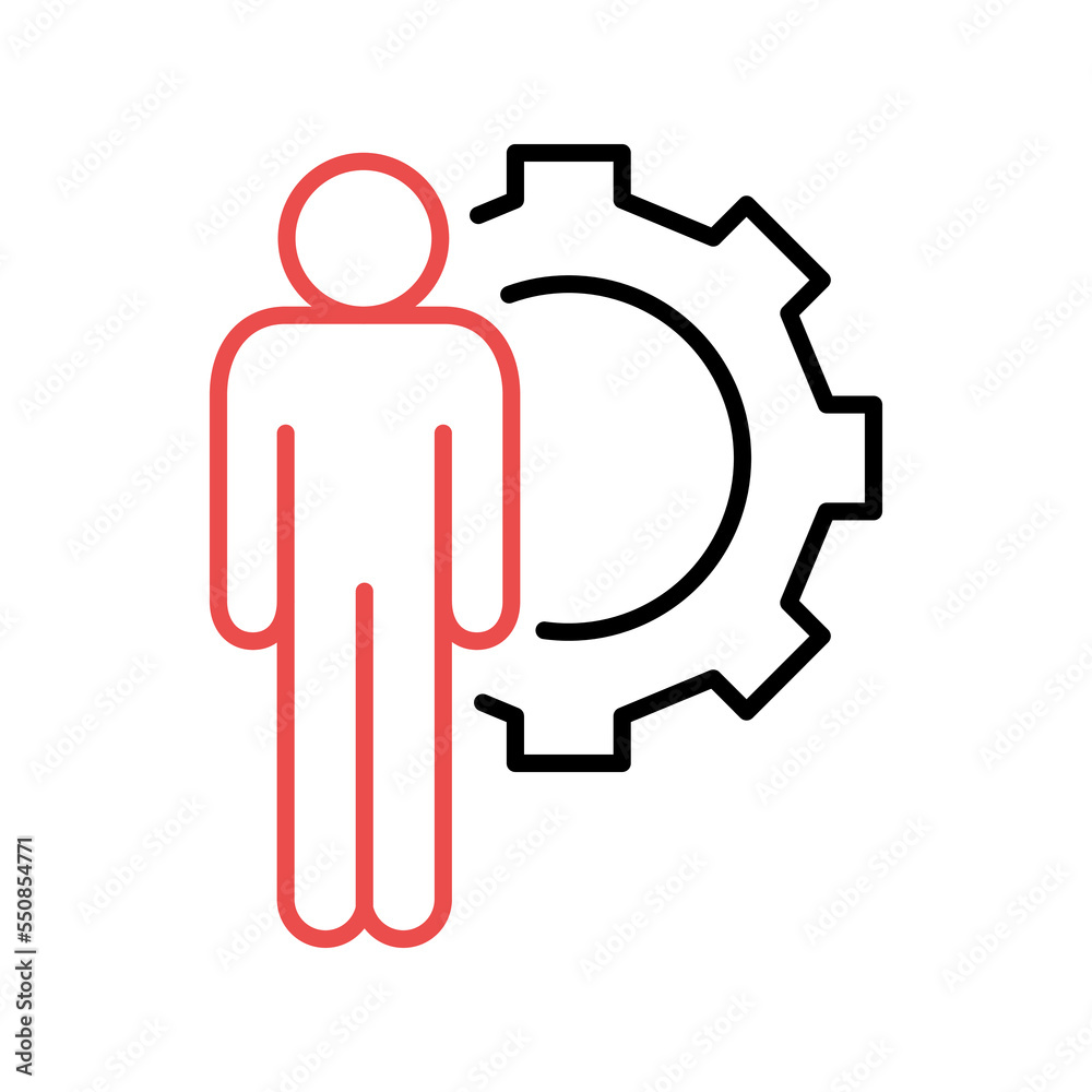User settings thin line icon User settings thin line icon