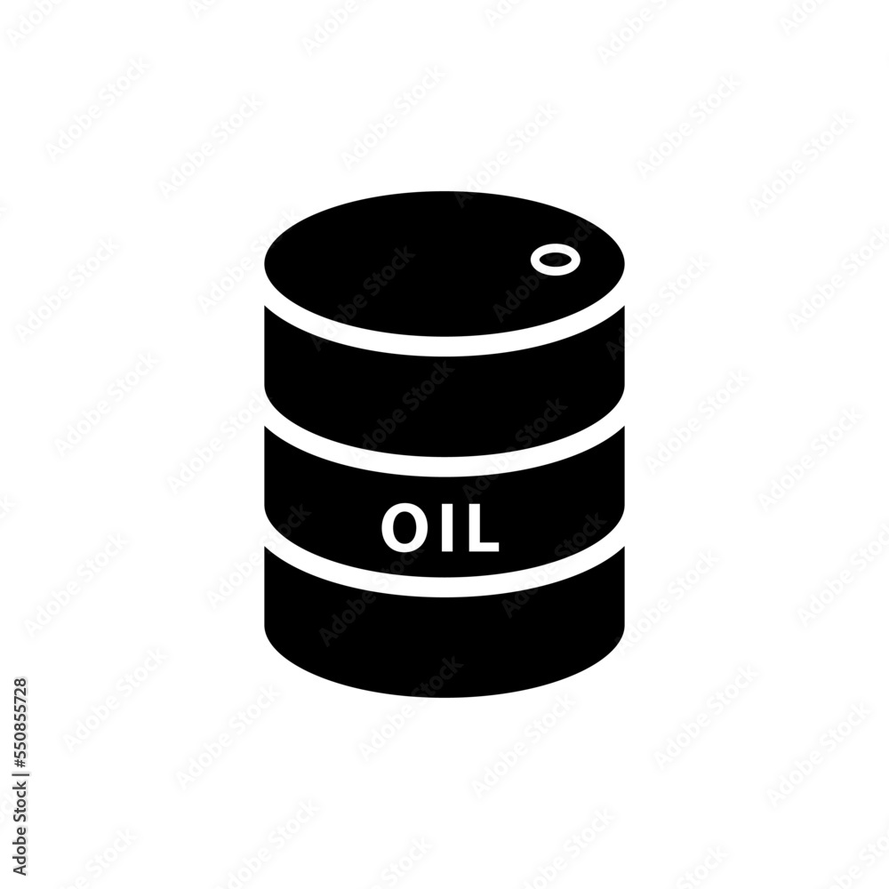 Oil barrel icon vector logo design template Oil barrel icon vector logo design template