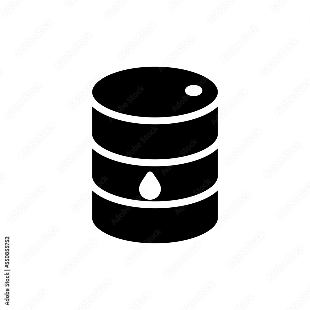 Oil barrel icon vector logo design template Oil barrel icon vector logo design template