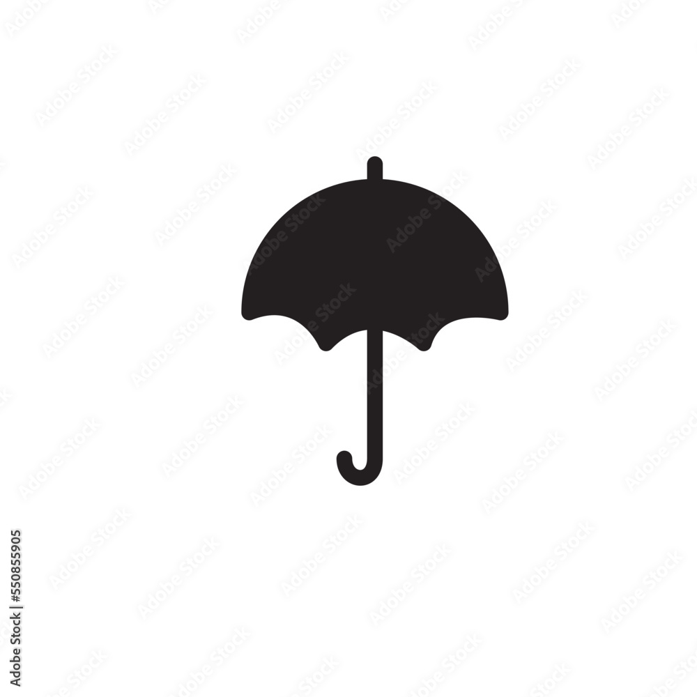 Umbrella icon vector logo design template Umbrella icon vector logo design template