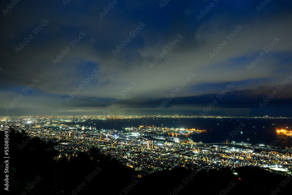 掬星台　夜景