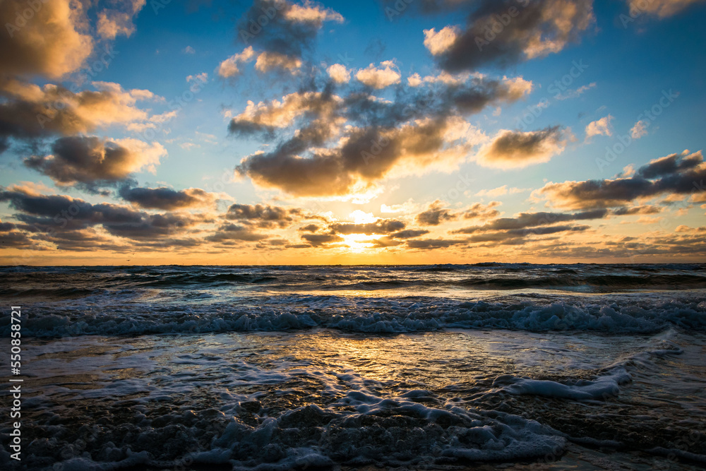 Sonnenuntergang an der Nordsee