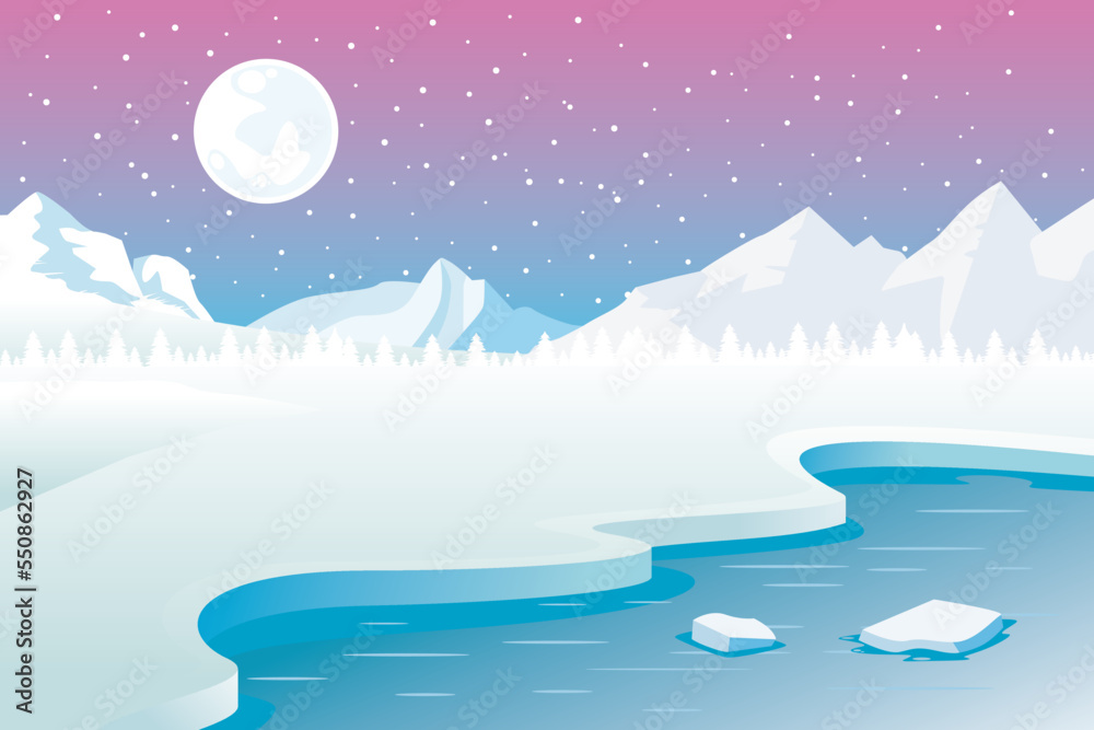 Nature of the North Pole Background