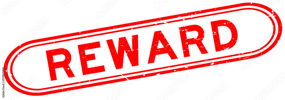Grunge red reward word rubber seal stamp on white background Grunge red reward word rubber seal stamp on white background