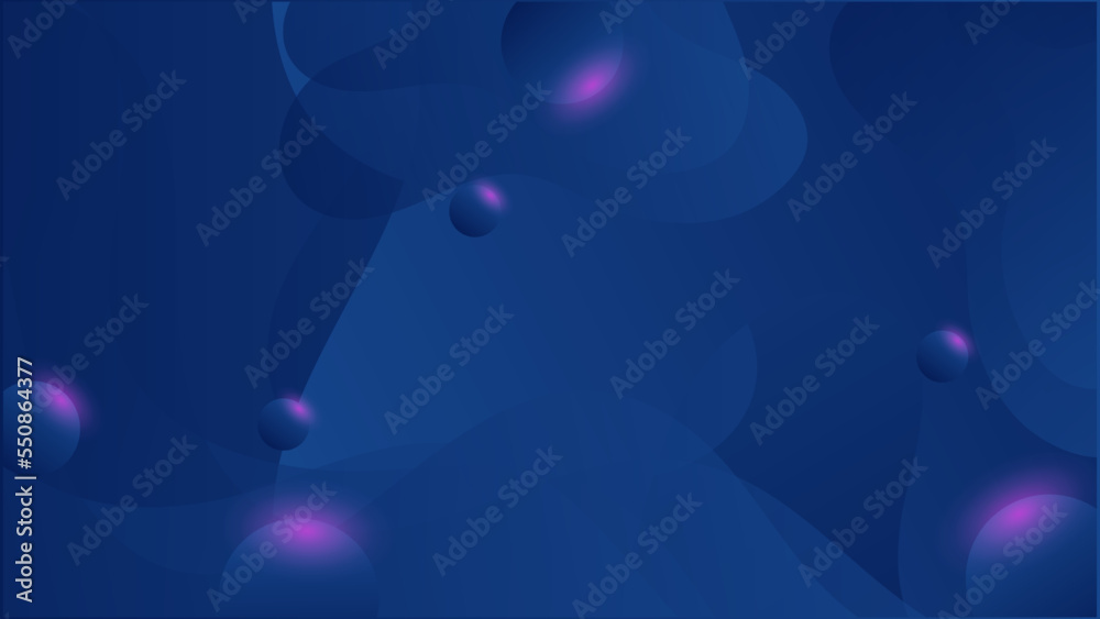 Abstract blue background with gradient dark blue and black geometric shapes