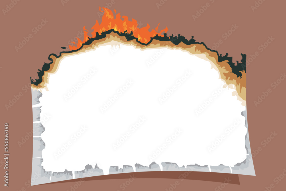 Obraz premium Burning paper for design