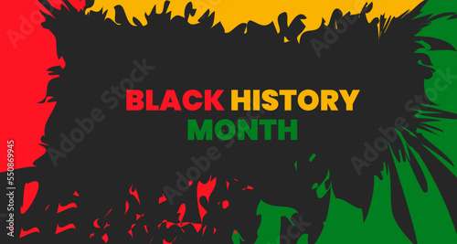 black history month background. African American History or Black History Month. Celebrated annually in February in the USA and Canada. black history month 2023