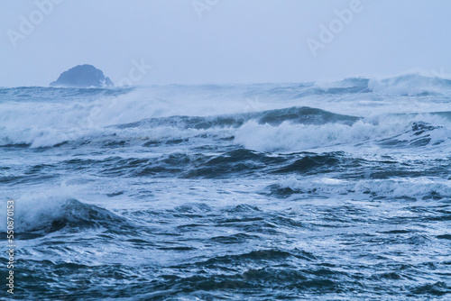 冬の日本海の荒波