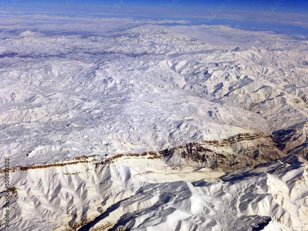 Mountains from board in Iraq