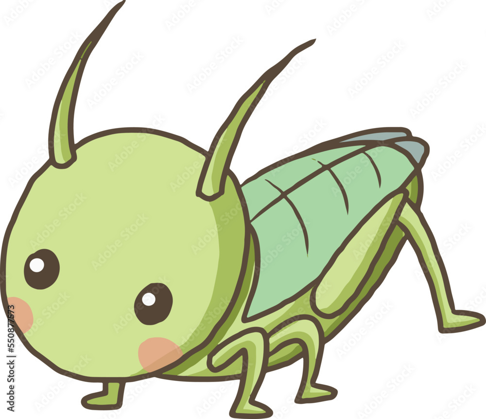 green grasshopper on a branch green grasshopper on a branch