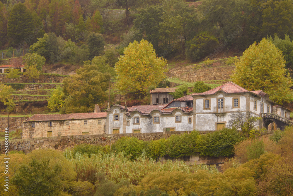 Landscape and architectural views along the Douro Valley in Portugal Landscape and architectural views along the Douro Valley in Portugal