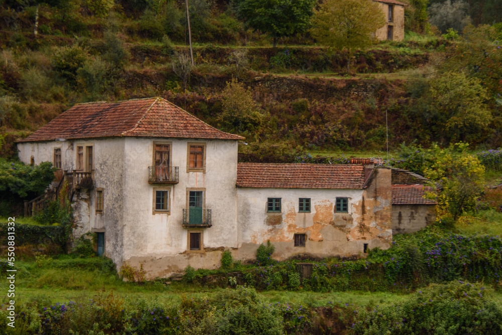 Landscape and architectural views along the Douro Valley in Portugal Landscape and architectural views along the Douro Valley in Portugal