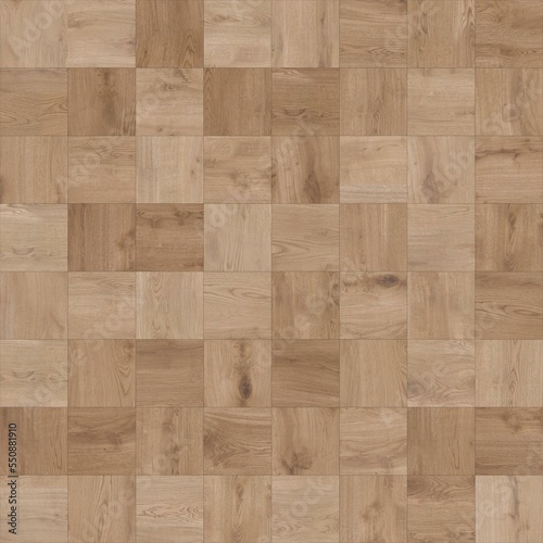 Seamless texture wood oak square tile
