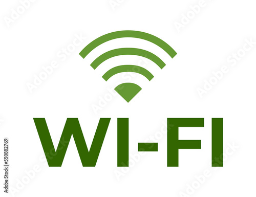 wi-fi icon. High speed wifi or wireless network logo. Mobile Internet technology symbol. Vector illustration.