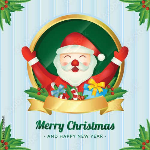 Santa Claus Social Media Poster