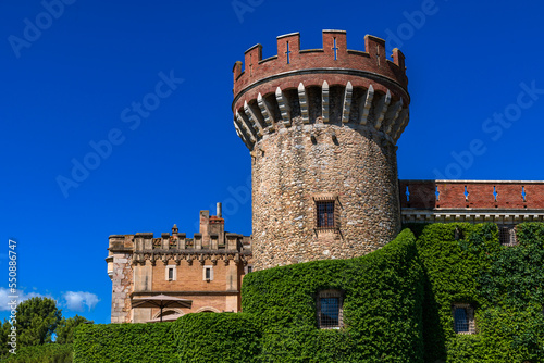 Obraz na płótnie Peralada, medieval castle in Catalonia Spain w salonie