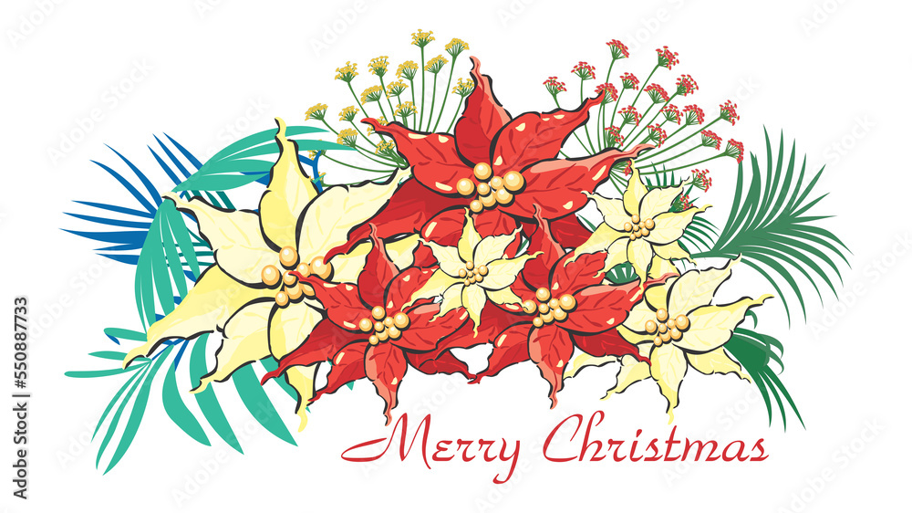 Christmas card design, Christmas greeting card, holiday invitation decoration