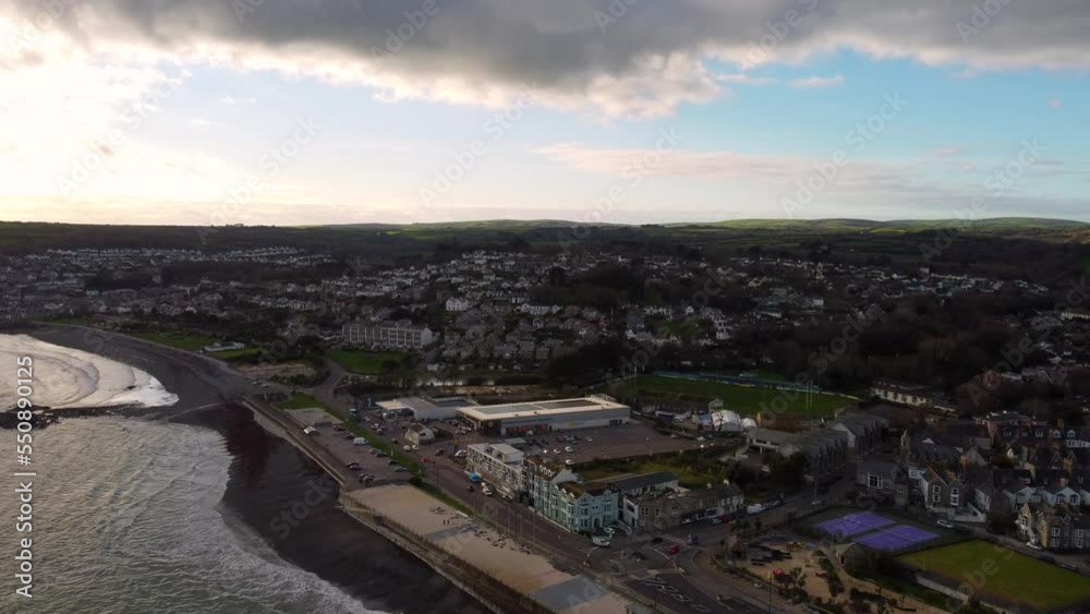 Penzance aerial cornwall England uk Penzance aerial cornwall England uk