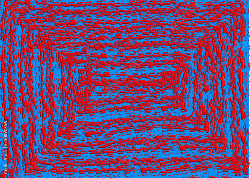 Erhabenes Muster in rot